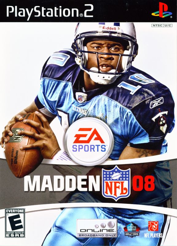 Madden NFL 08 box art for Playstation 2